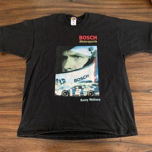 Vintage 1999 Bosch Motorsports Rusty Wallace shirt